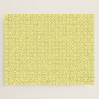 Linden Lemongrass Yellow-Green Solid Color Jigsaw Puzzle Gallery Image 1