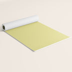 Linden Lemongrass Yellow-Green Solid Color Yoga Mat Gallery Image 2