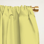 Linden Lemongrass Yellow-Green Solid Color Window Curtain Gallery Image 2