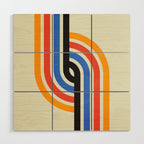 Bauhaus Tracks Wood Wall Art Gallery Image 1