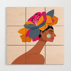 Flower Girl Wood Wall Art Gallery Image 1