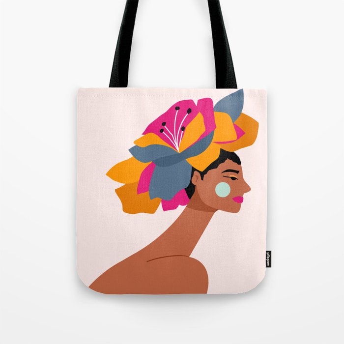 Flower Girl Tote Bag Gallery Image 1