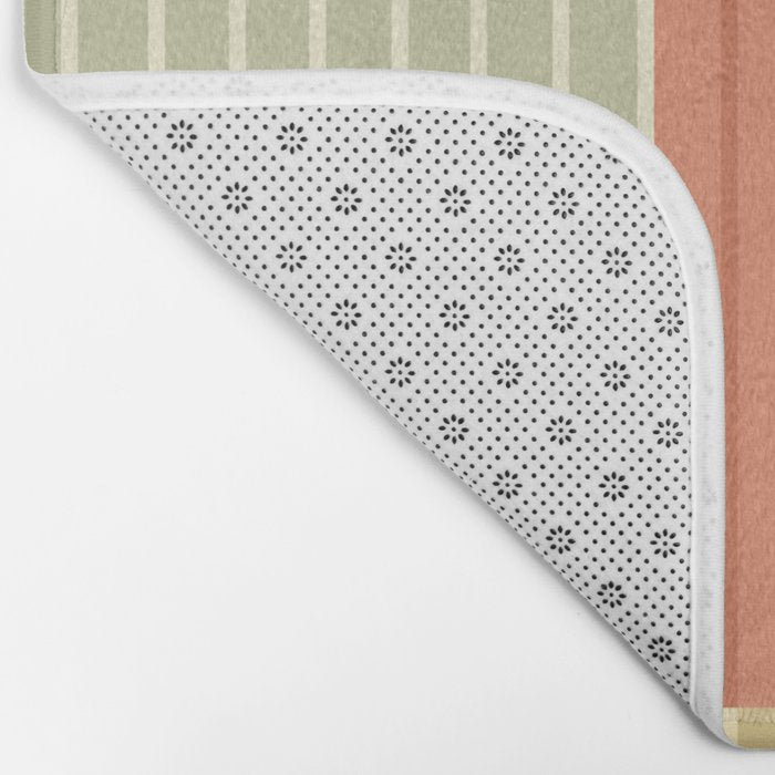 Color Block Line Abstract XLVII Bath Mat Gallery Image 2