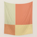 Color Block Line Abstract XLVII Wall Tapestry Gallery Image 4