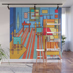 Van Gogh's Room in  Wall Mural Gallery Image 1