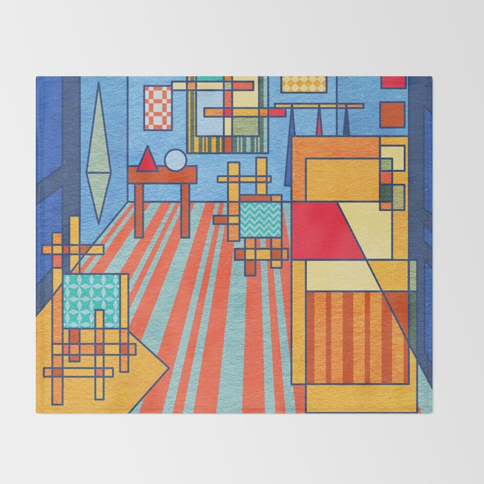 Van Gogh's Room in  Throw Blanket Gallery Image 2