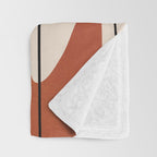 Abstract Faces 3  Throw Blanket Gallery Image 3
