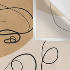 Abstract Faces 3  Wall Tapestry Gallery Image 3