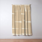 Modern Abstract Minimal Shapes 215 Window Curtain Gallery Image 3