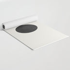 Woodblock black and white Mid century modern Yoga Mat Gallery Image 2