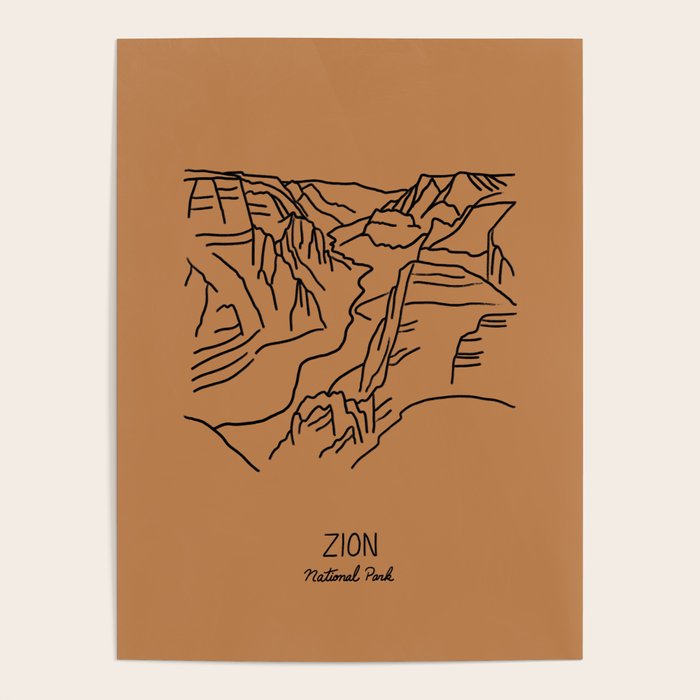 Zion National Park Poster Gallery Image 4