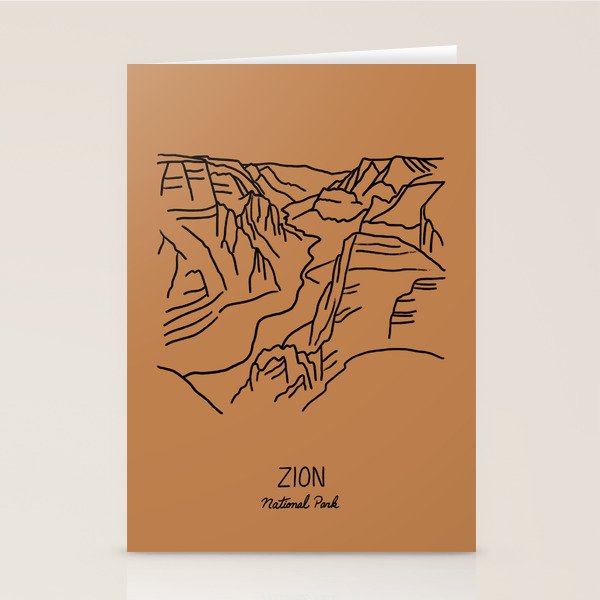 Zion National Park Stationery Card Gallery Image 2