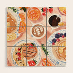 Brunch Wood Wall Art Gallery Image 1