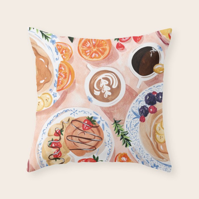 Brunch Throw Pillow Gallery Image 6