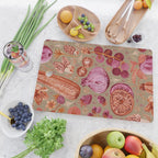 Garden Vegetables and Fresh Fruit in Mocha Mousse Cutting Board Gallery Image 2