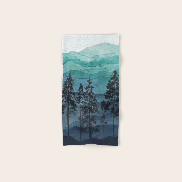 Mountains II Bath Towel Gallery Image 1