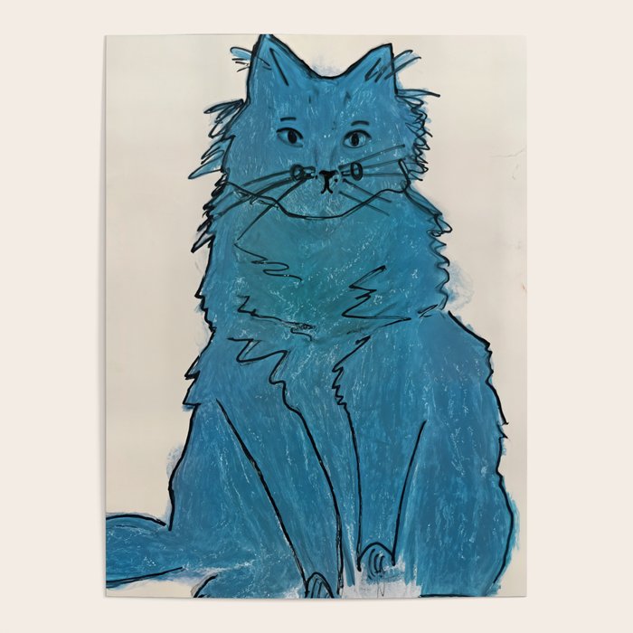 Feline Blue Poster Gallery Image 4