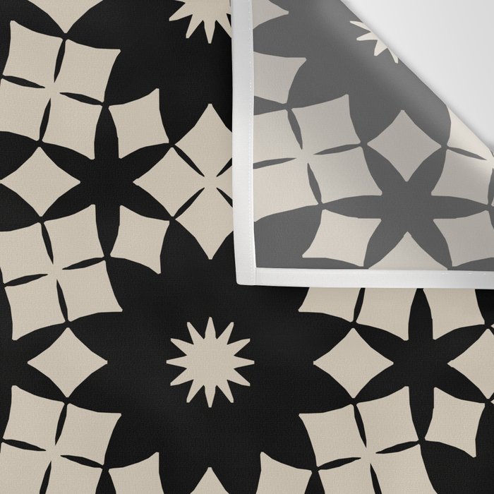 Intricate Geometric Floral Pattern Wall Tapestry Gallery Image 3