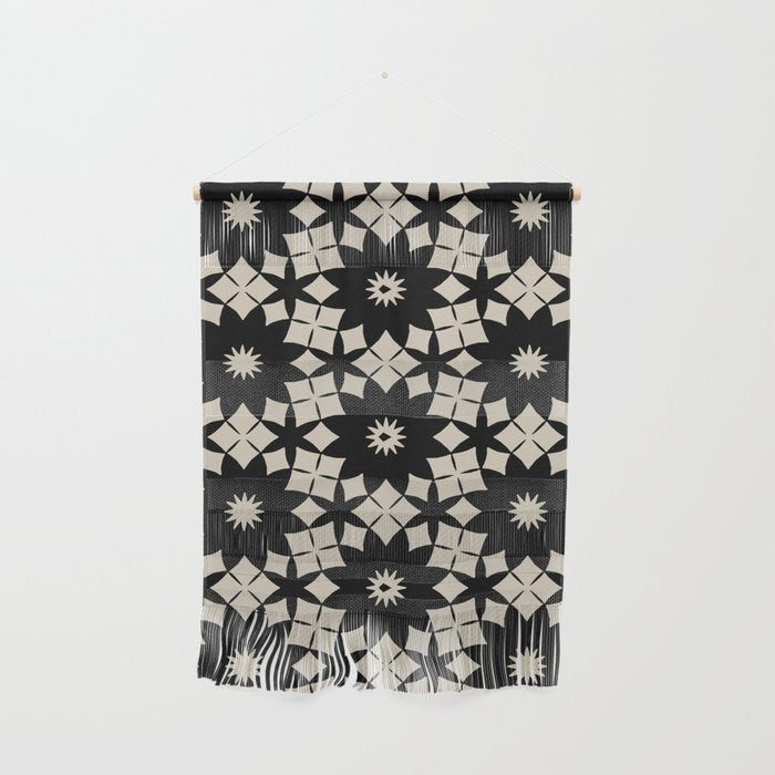 Intricate Geometric Floral Pattern Wall Hanging Gallery Image 1