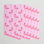 Geometric flamingo Wrapping Paper Gallery Image 3