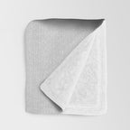 Highland Cow - Black & White Throw Blanket Gallery Image 3