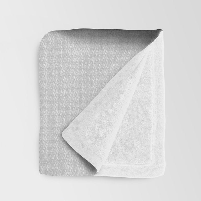 Highland Cow - Black & White Throw Blanket Gallery Image 3