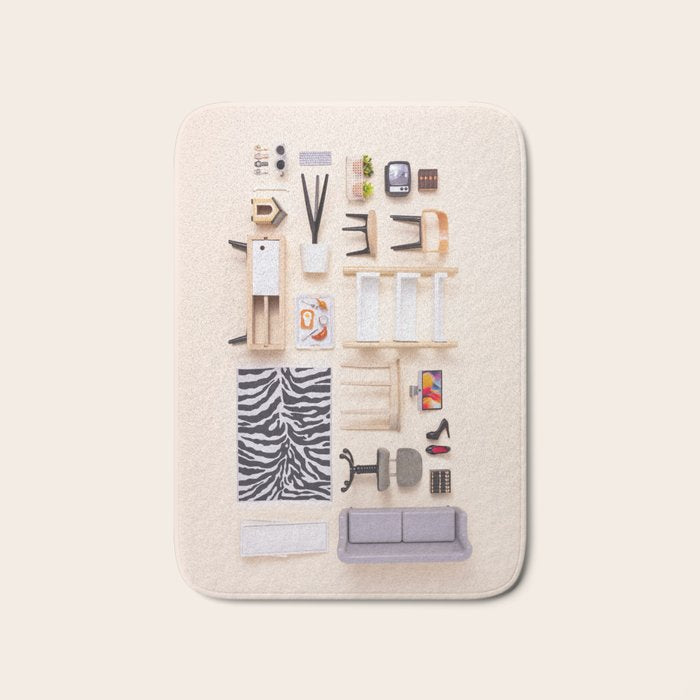 Dollhouse inventory / beige Bath Mat Gallery Image 1