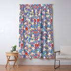Wild colorful flowery meadow B Window Curtain Gallery Image 5