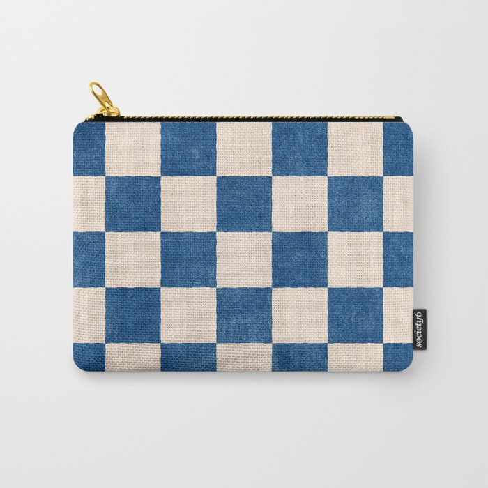 CHECKER - 001 - Cobalt Carry All Pouch Gallery Image 1