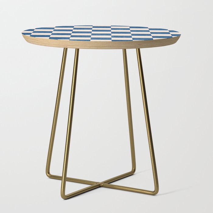 CHECKER - 001 - Cobalt Side Table Gallery Image 1