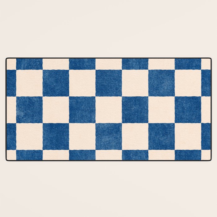 CHECKER - 001 - Cobalt Desk Mat Gallery Image 3