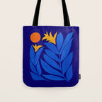 Community Garden At Night / Pop Botanical Tote Bag Gallery Image 1