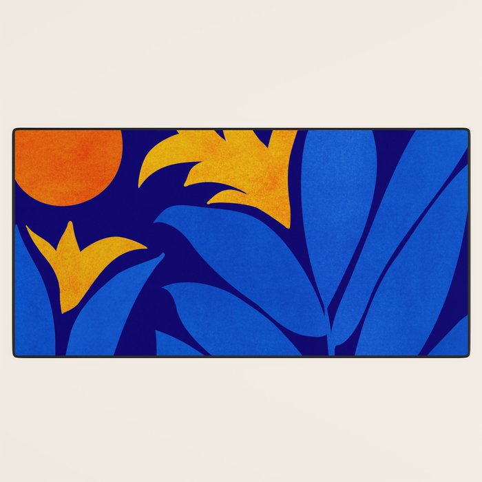 Community Garden At Night / Pop Botanical Desk Mat Gallery Image 3