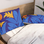 Community Garden At Night / Pop Botanical Pillow Sham Gallery Image 2