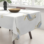 Seagull Watercolor White Background Tablecloth Gallery Image 3