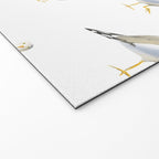 Seagull Watercolor White Background Welcome Mat Gallery Image 2