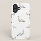 Seagull Watercolor White Background iPhone Case Gallery Image 1