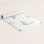 Seagull Watercolor White Background Yoga Mat Gallery Image 2