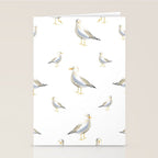 Seagull Watercolor White Background Stationery Card Gallery Image 2