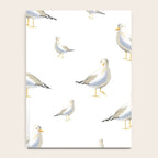 Seagull Watercolor White Background Notebook Gallery Image 4