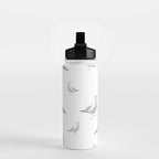 Seagull Watercolor White Background Water Bottle Gallery Image 2