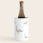 Seagull Watercolor White Background Wine Chiller Gallery Image 2