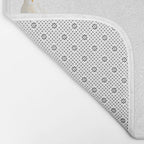 Seagull Watercolor White Background Bath Mat Gallery Image 2