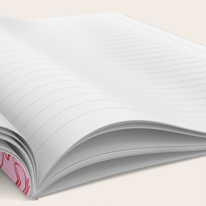 Coquette Valentines Day Bows in Colored Pencil Notebook Gallery Image 2