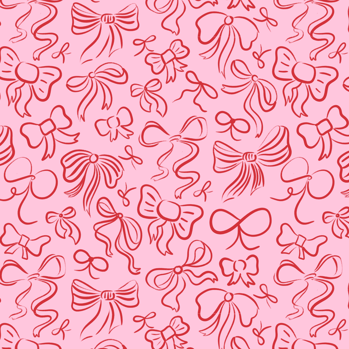 Coquette Valentines Day Bows in Colored Pencil Coffee Mug Gallery Image 2