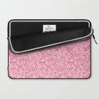 Coquette Valentines Day Bows in Colored Pencil Laptop Sleeve Gallery Image 2