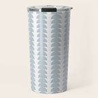 Maude Pattern - Natural Blue Travel Mug Gallery Image 1