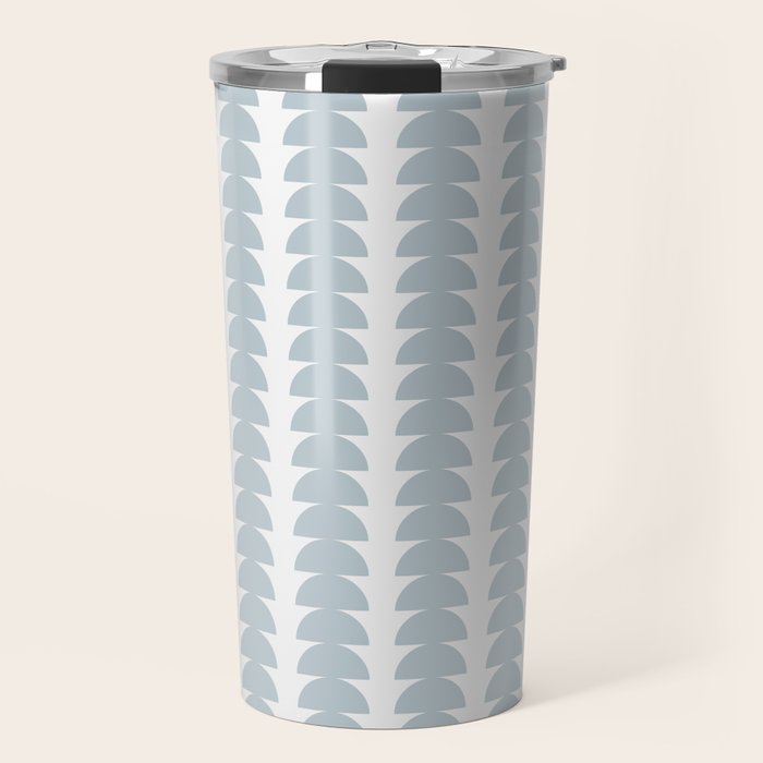 Maude Pattern - Natural Blue Travel Mug Gallery Image 1