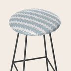 Maude Pattern - Natural Blue Stool Gallery Image 2