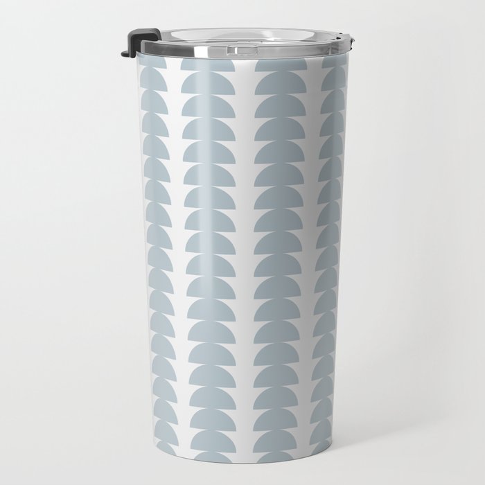 Maude Pattern - Natural Blue Travel Mug Gallery Image 3